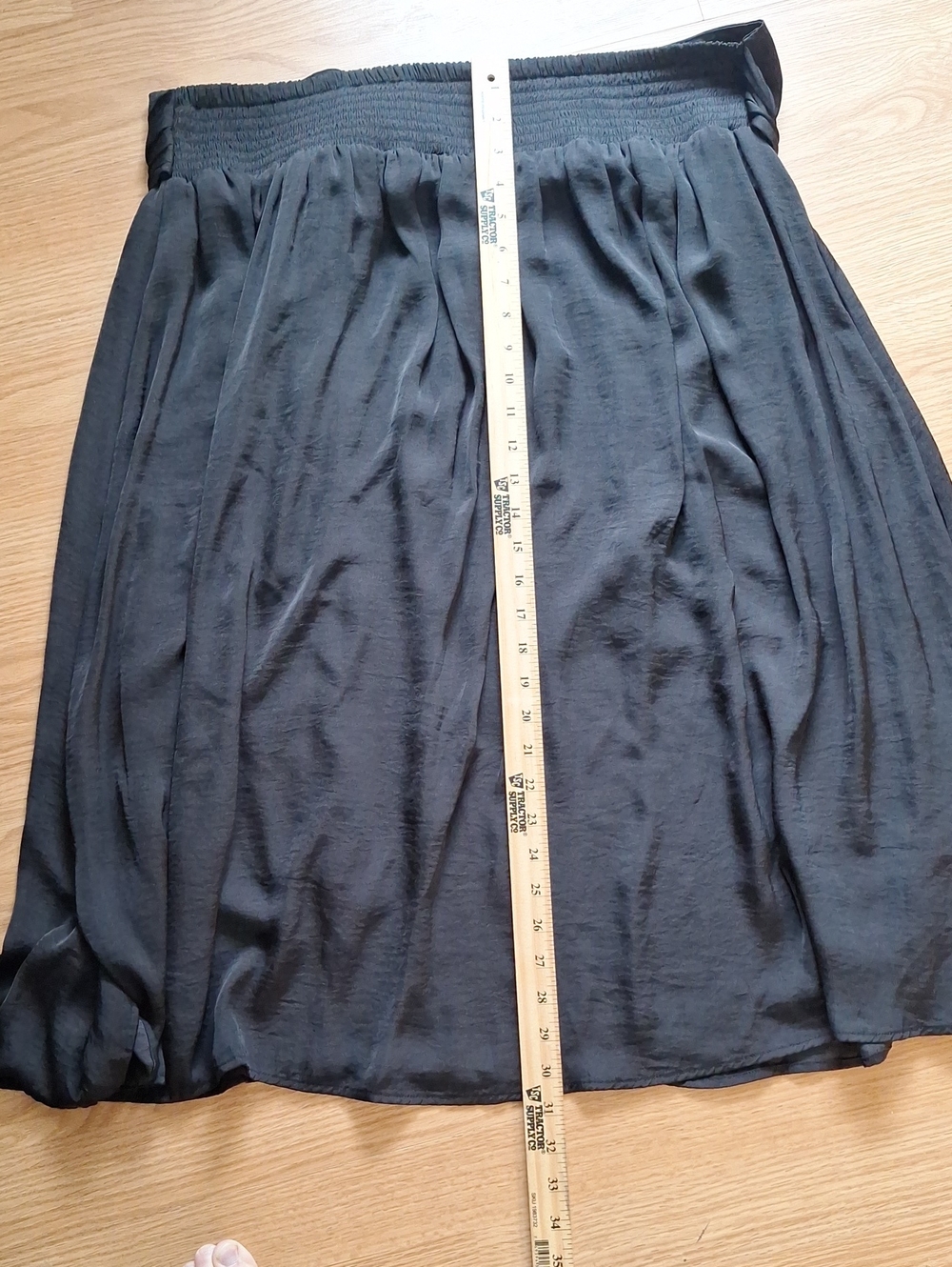 Alfani Black Midi Tie-Waist Skirt - Picture 6 of 6